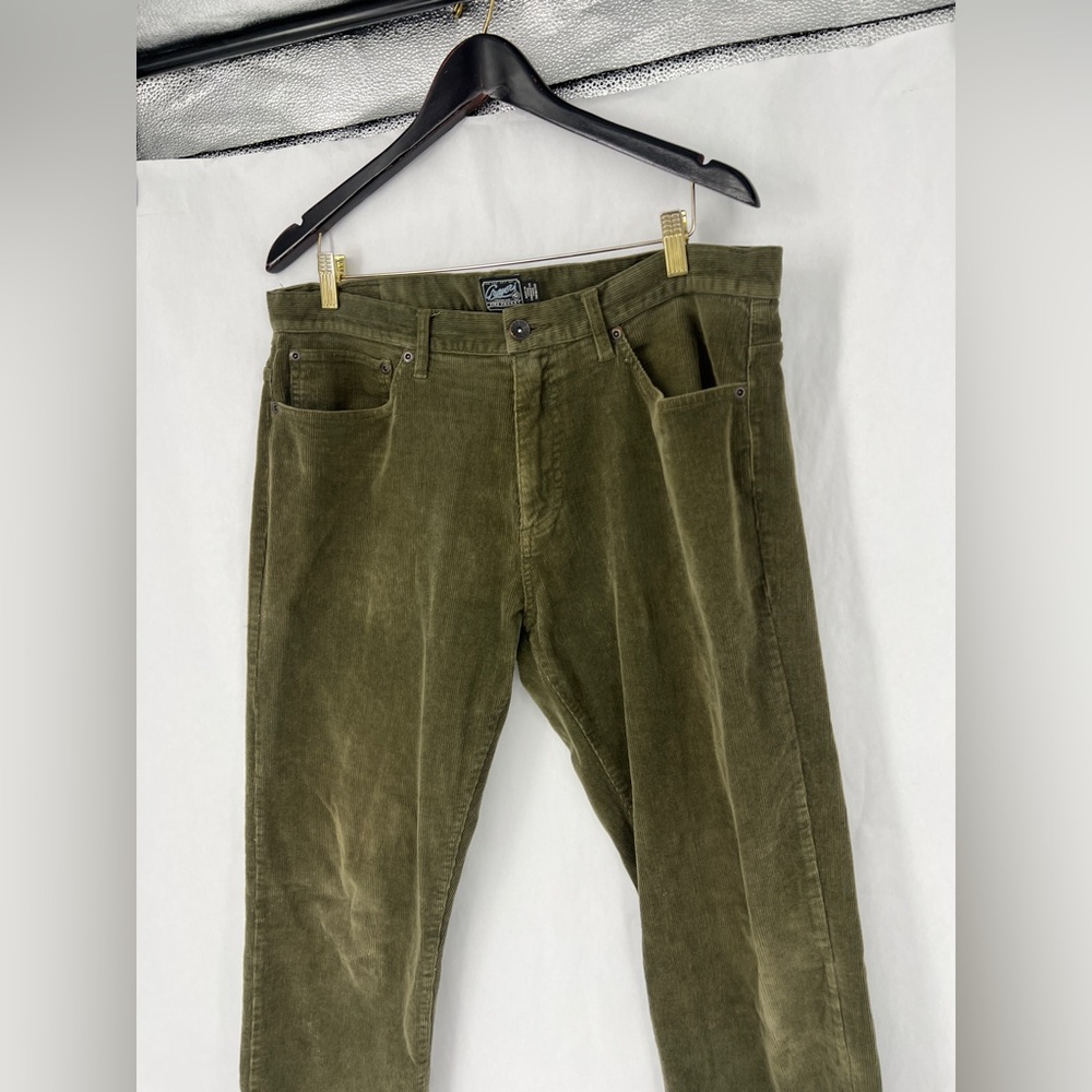 Grayers Olive Corduroy Straight Pants - Picture 3 of 7